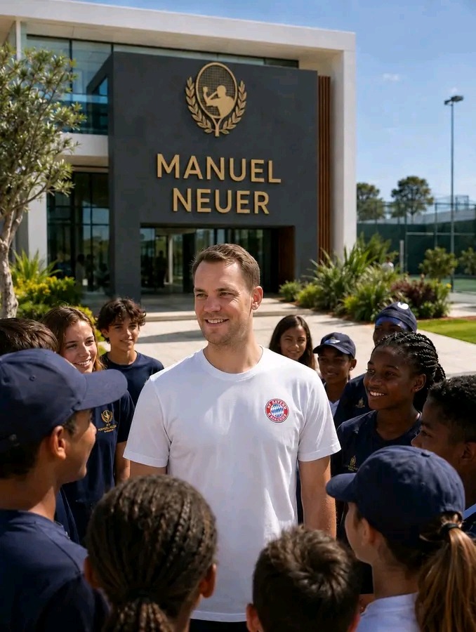 Manuel Neuer donation: Manuel Neuer spendet 30 Millionen Dollar für Schule benachteiligter Kinder in Deutschland.