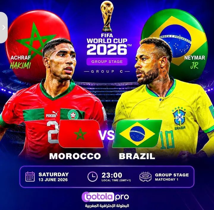 🚨🔥 FIFA WORLD CUP 2026 BOMBSHELL: MOROCCO’S FEARLESS ATLAS LIONS PREPARE FOR A SEISMIC CLASH AGAINST FIVE-TIME CHAMPIONS BRAZIL IN A MONUMENTAL OPENING-DAY SHOWDOWN — A BATTLE OF DREAMS, DESTINY, AND GLOBAL GLORY AS TWO FOOTBALL GIANTS COLLIDE UNDER THE BRIGHTEST LIGHTS OF THE WORLD’S BIGGEST STAGE! 🏆🇲🇦⚔️🇧🇷🌍💥