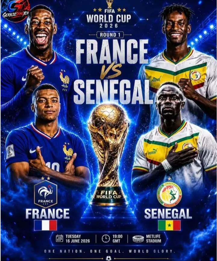 🚨🏆🔥 WORLD CUP BLOCKBUSTER ALERT: FRANCE AND SENEGAL SET FOR AN EXPLOSIVE GROUP-STAGE WAR AT METLIFE STADIUM AS EUROPEAN ROYALTY COLLIDES WITH AFRICA’S FEARLESS LIONS IN A HIGH-STAKES BATTLE THAT COULD SHAKE THE ENTIRE TOURNAMENT AND IGNITE THE ROAD TO GLORY! 🇫🇷⚔️🇸🇳🌍💥