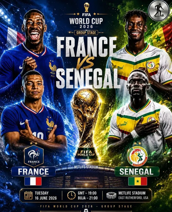 🚨🏆⚔️ WORLD CUP EARTHQUAKE INCOMING: FRANCE AND SENEGAL SET FOR A TITANIC METLIFE SHOWDOWN AS EUROPEAN POWERHOUSE COLLIDES WITH AFRICA’S FEARLESS LIONS IN A HIGH-VOLTAGE BATTLE FOR EARLY GROUP STAGE DOMINANCE — PRIDE, GLORY, AND WORLD CUP DESTINY ON THE LINE! 🇫🇷🔥🇸🇳🌍💥