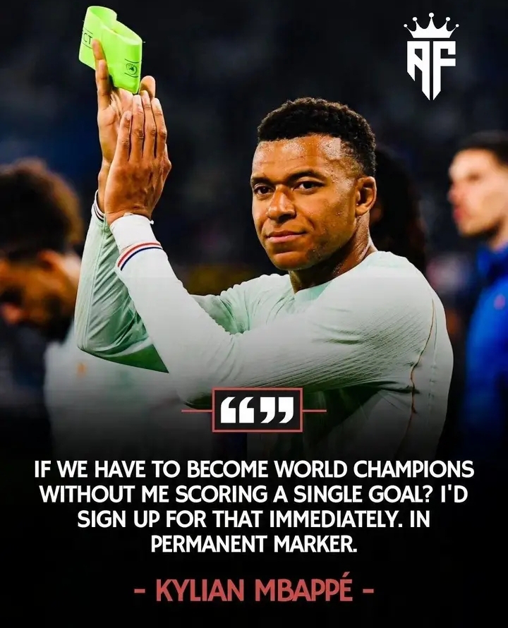 🚨💣🇫🇷 MBAPPÉ’S WORLD CUP BOMBSHELL: “I DON’T NEED GOALS TO MAKE HISTORY!” — France’s Superstar Shocks Football World by Declaring He’d Trade Every Personal Milestone for World Cup Glory, Delivering a Powerful Message of Sacrifice, Leadership, and Ultimate Team-First Mentality! 🏆⚽🔥👑🌍