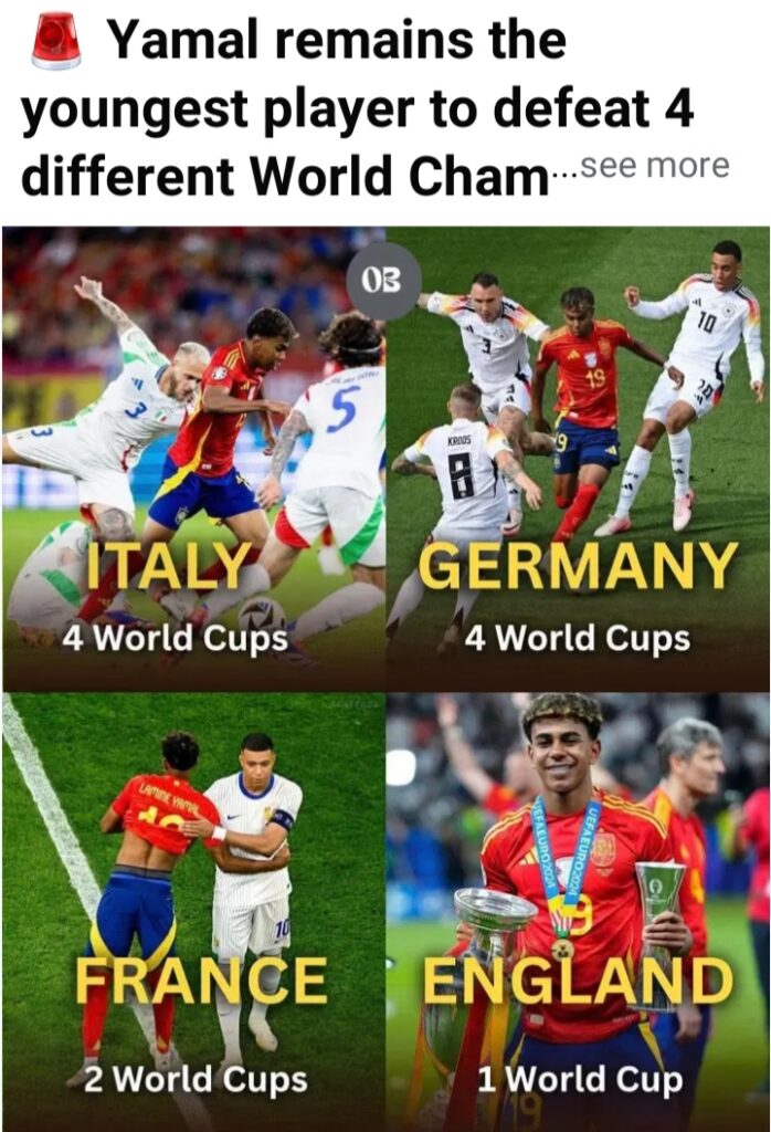 🚨👑💣 HISTORIC EURO BOMB: Lamine Yamal SHATTERS RECORDS AS YOUNGEST STAR TO DEFEAT 4 WORLD CHAMPIONS AND WIN THE EUROS — ONLY 18 YEARS OLD AND ALREADY FOOTBALL IMMORTALITY! 🇪🇸🔥🏆😱