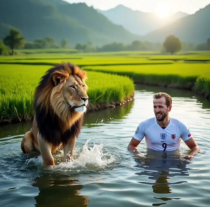 🚨🏴🔥 HARRY KANE’S LIONHEART MOMENT! 👑🦁⚽ ENGLAND’S CAPTAIN SHARES A SYMBOLIC BOND WITH THE THREE LIONS — PRIDE, PASSION AND WORLD CUP DREAMS COLLIDE AS THE NATION ROARS FOR GLORY! 🏆💥