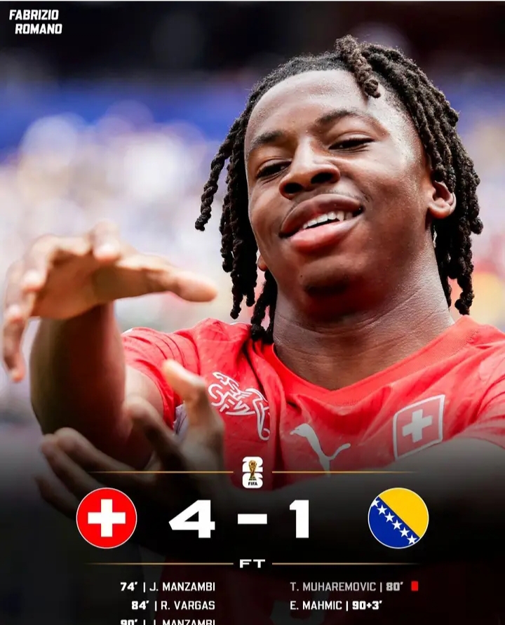 🚨💣🇨🇭 SWITZERLAND’S WORLD CUP STATEMENT SHOCKER! 🔥⚽ THE SWISS MACHINE DEMOLISH BOSNIA IN A THUNDEROUS DISPLAY OF POWER, PRECISION AND CLINICAL FINISHING — A MASSIVE VICTORY THAT SENDS A WARNING TO THE ENTIRE TOURNAMENT AS THEIR STARS DELIVER A MAN-OF-THE-MATCH MASTERCLASS! 🤯🏆🌍👑