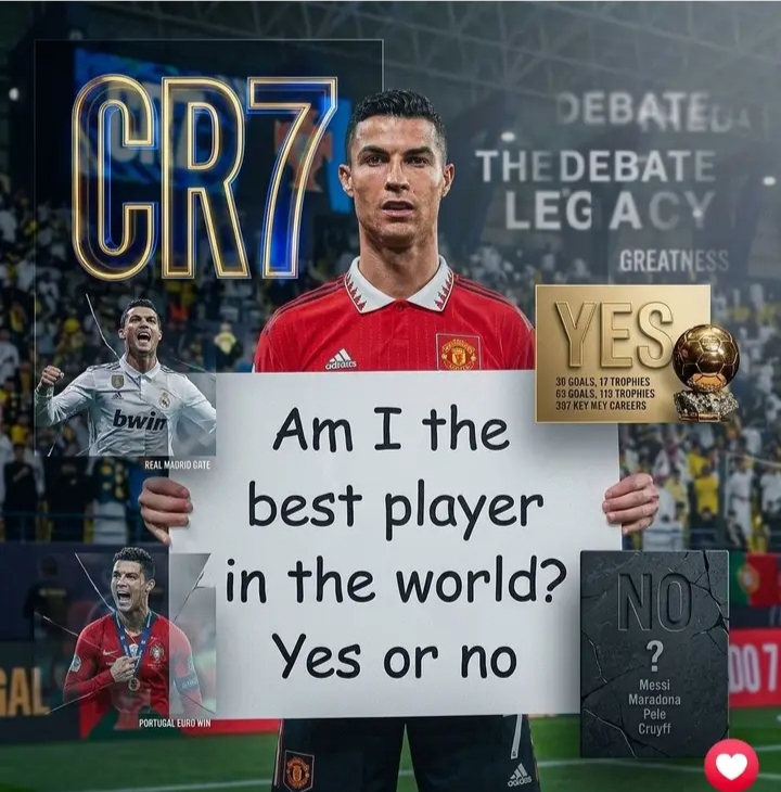 🚨👑🔥 CR7 GOAT DEBATE EXPLODES! ⚽🌍 THE NAME THAT DEFINED GREATNESS — CHRISTIANO RONALDO’S LEGACY IGNITES THE BIGGEST FOOTBALL QUESTION EVER! 🐐🏆 💥 Records, trophies, passion and unstoppable hunger — IS RONALDO THE GREATEST PLAYER OF ALL TIME? THE WORLD DECIDES! 👑🔥
