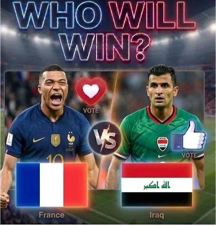 🚨💣🇫🇷⚔️🇮🇶 WORLD CUP BATTLE EXPLODES! 🔥 Mbappé’s Rampaging France Prepare for a High-Stakes Showdown with Fearless Iraq — Les Bleus Aim to Continue Their Ruthless March, but Iraq Dream of Pulling Off a Historic Giant-Killing Shock That Could Rock the Entire Tournament! 🌍⚽👑😱