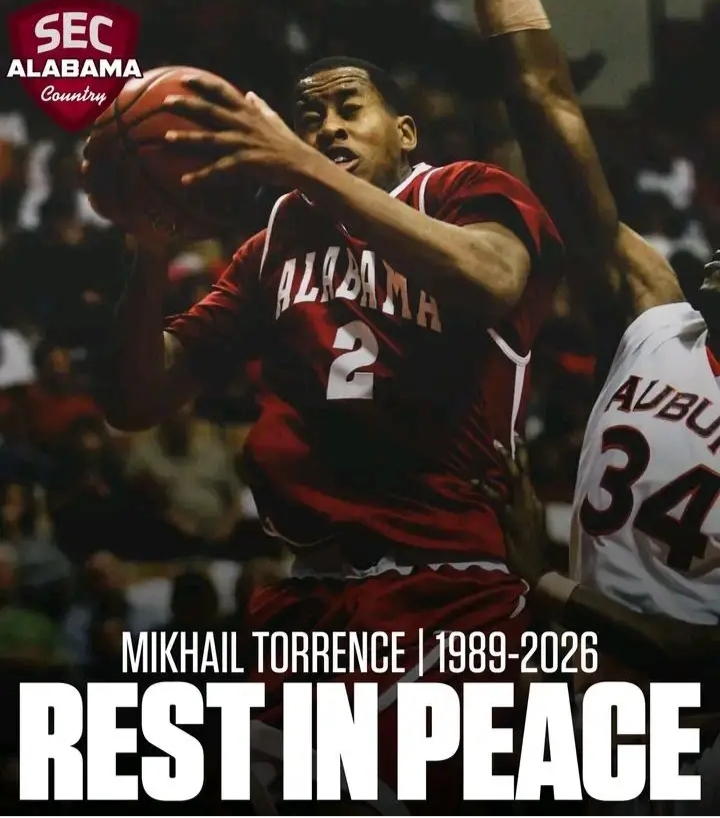 💔🚨 TRAGEDY ROCKS ALABAMA BASKETBALL! 🏀🐘 Former All-SEC Star Mikhail Torrance Passes Away at Just 37 — A Crimson Tide Legend, Fan Favorite, and Inspirational Leader Leaves Behind a Lasting Legacy That Will Never Be Forgotten. 🙏❤️ The Basketball World Mourns the Loss of One of Alabama’s Most Beloved Guards as Tributes Pour In Across the Nation. 🕊️😢