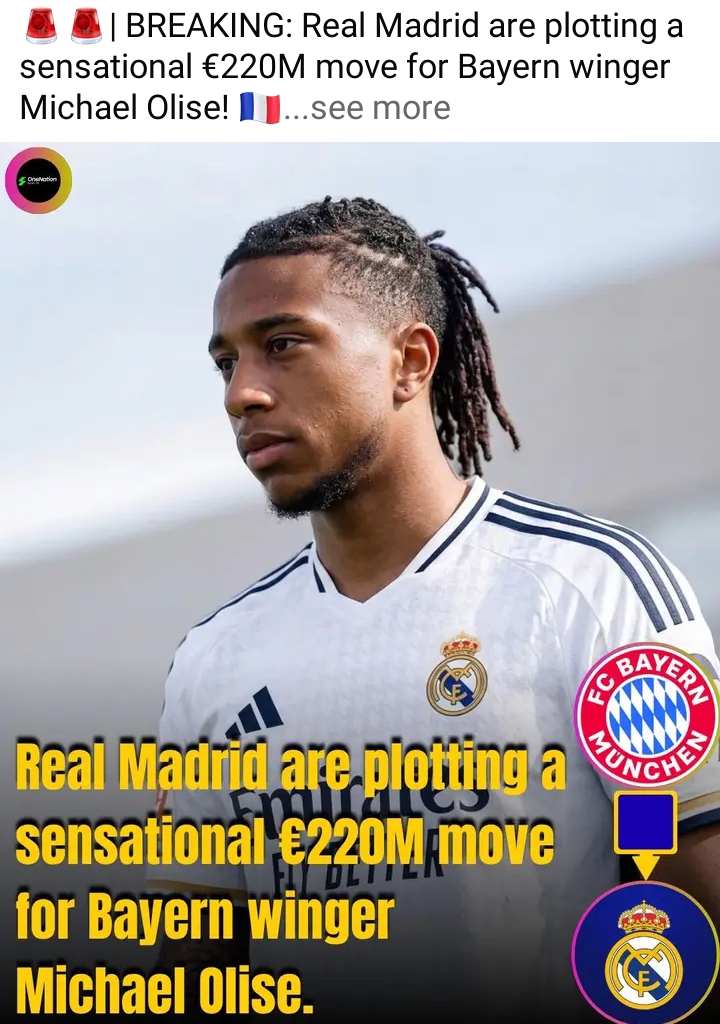🚨💣👑 REAL MADRID’S €220M GALÁCTICO BOMBSHELL! ⚪🔥 FLORENTINO PÉREZ PREPARES A RECORD-SHATTERING RAID FOR MICHAEL OLISE 🇫🇷⚡ — MBAPPÉ’S DREAM PARTNER EMERGES AS LOS BLANCOS’ ULTIMATE SUPERSTAR TARGET IN A TRANSFER EARTHQUAKE THAT COULD ROCK WORLD FOOTBALL AND CHALLENGE NEYMAR’S HISTORIC RECORD! 🌍💰🤯