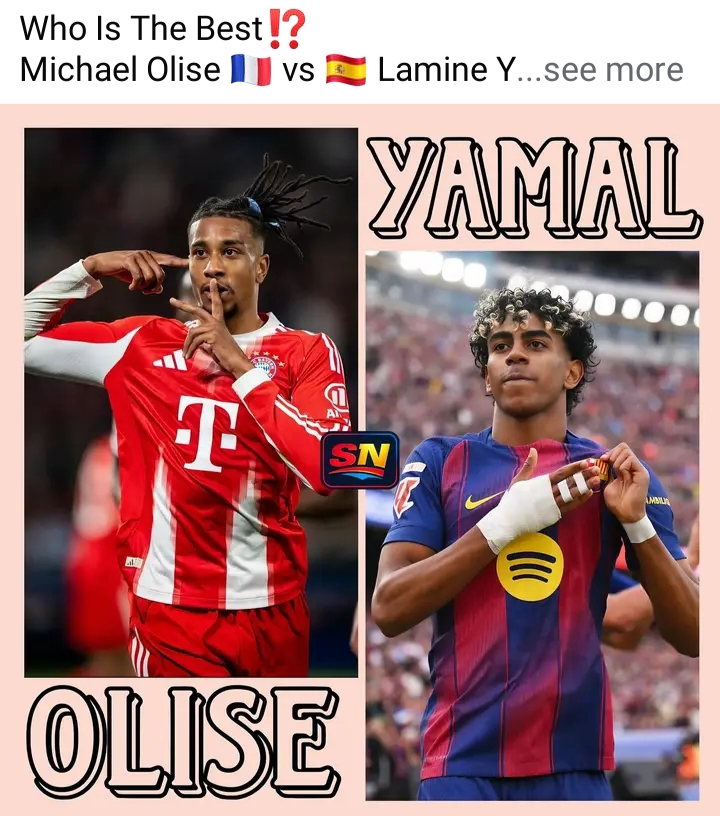 🚨💣👑 WINGER WAR EXPLODES! ⚡🔥 MICHAEL OLISE 🇫🇷 VS LAMINE YAMAL 🇪🇸 — TWO LEFT-FOOTED PHENOMS, ONE MASSIVE FOOTBALL DEBATE! 🌍⚽ REAL MADRID EYE OLISE, BARCELONA HAVE YAMAL — CREATIVITY VS MAGIC, COMPOSURE VS CHAOS, PRESENT IMPACT VS FUTURE SUPERSTAR! 😱🏆 WHO WOULD YOU BUILD YOUR TEAM AROUND? 👀🔥