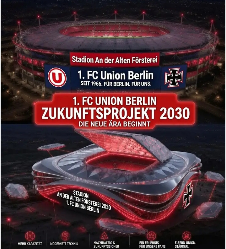 🚨💣🏟️ ALTE FÖRSTEREI-BOMBSHELL! 🔴⚪🔥 UNION BERLIN PLANT SPEKTAKULÄREN STADION-AUSBAU DER SUPERLATIVE! 😱🏗️ MILLIONENPROJEKT MIT MODERNSTEN FEATURES KÖNNTE DIE VEREINSHEIMAT KOMPLETT VERWANDELN – FANS TRÄUMEN BEREITS VON EINER NEUEN ÄRA IN KÖPENICK! 🌍⚽👑