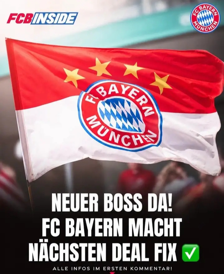 🚨💣 BAYERN-BOMBSHELL! 🔴⚪👑 NÄCHSTER DEAL FIX – DER NEUE BOSS IST DA UND DIE MÜNCHNER ZÜNDEN DIE NÄCHSTE MACHT-EXPLOSION! 🔥⚽💥 Alternative: 🚨✅ FC BAYERN SCHLÄGT WIEDER ZU! 💣👑 NEUER BOSS OFFIZIELL AN BORD – DER REKORDMEISTER STELLT DIE WEICHEN FÜR DIE NÄCHSTE ERFOLGSÄRA! 🔴⚪🔥 Noch explosiver: 🚨💥 MÜNCHEN BEBT! 👑🔥 FC BAYERN MACHT DEN NÄCHSTEN DEAL PERFEKT – NEUER BOSS ÜBERNIMMT UND EINE NEUE ÄRA BEGINNT! ⚽🔴⚪🚀 Maximale Clickbait-Version: 🚨💣 SCHOCKWELLE IN DER FUSSBALLWELT! 👑🔴 FC BAYERN MACHT DEN NÄCHSTEN MEGA-DEAL FIX – DER NEUE BOSS IST DA UND DIE KONKURRENZ IST ALARMIERT! 🔥⚽🚀