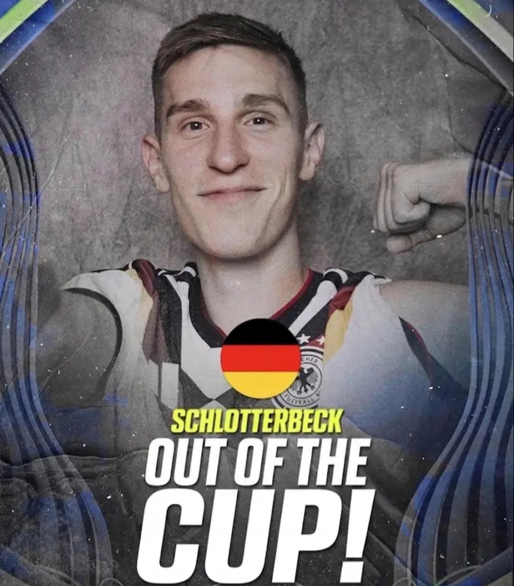 🚨💣🇩🇪 WORLD CUP BOMBSHELL! 😱🔥 NICO SCHLOTTERBECK’S DREAM SHATTERED — GERMANY SUFFERS A HUGE BLOW AS DORTMUND STAR IS RULED OUT FOR MONTHS AFTER A DEVASTATING ANKLE INJURY! 🏆⚽💔 THE DEFENSIVE WALL IS DOWN, AND THE WORLD CUP BATTLE JUST CHANGED FOREVER! 🌍🔥