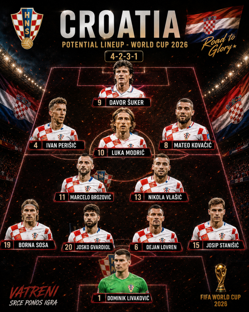 🚨🇭🇷🔥 CROATIA’S 2026 WORLD CUP SUPERTEAM UNLEASHED: A FEARSOME FUSION OF GOLDEN-GENERATION LEGENDS, RUTHLESS YOUNG STARS, AND TOURNAMENT WARRIORS READY TO SHOCK THE WORLD — THE VATRENI’S EXPLOSIVE MARCH TOWARD GLOBAL FOOTBALL GLORY BEGINS NOW! 🌍🏆⚡