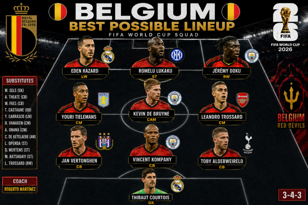 🚨🇧🇪🏆 BELGIUM’S ULTIMATE WORLD CUP 2026 SUPERTEAM REVEALED: DE BRUYNE, COURTOIS & LUKAKU LEAD A STAR-STUDDED GOLDEN GENERATION XI BUILT TO SHOCK WORLD FOOTBALL — A FEARLESS RED DEVILS POWERHOUSE READY TO IGNITE THE TOURNAMENT AND CHALLENGE FOR GLOBAL GLORY! ⚽🔥🌍💥