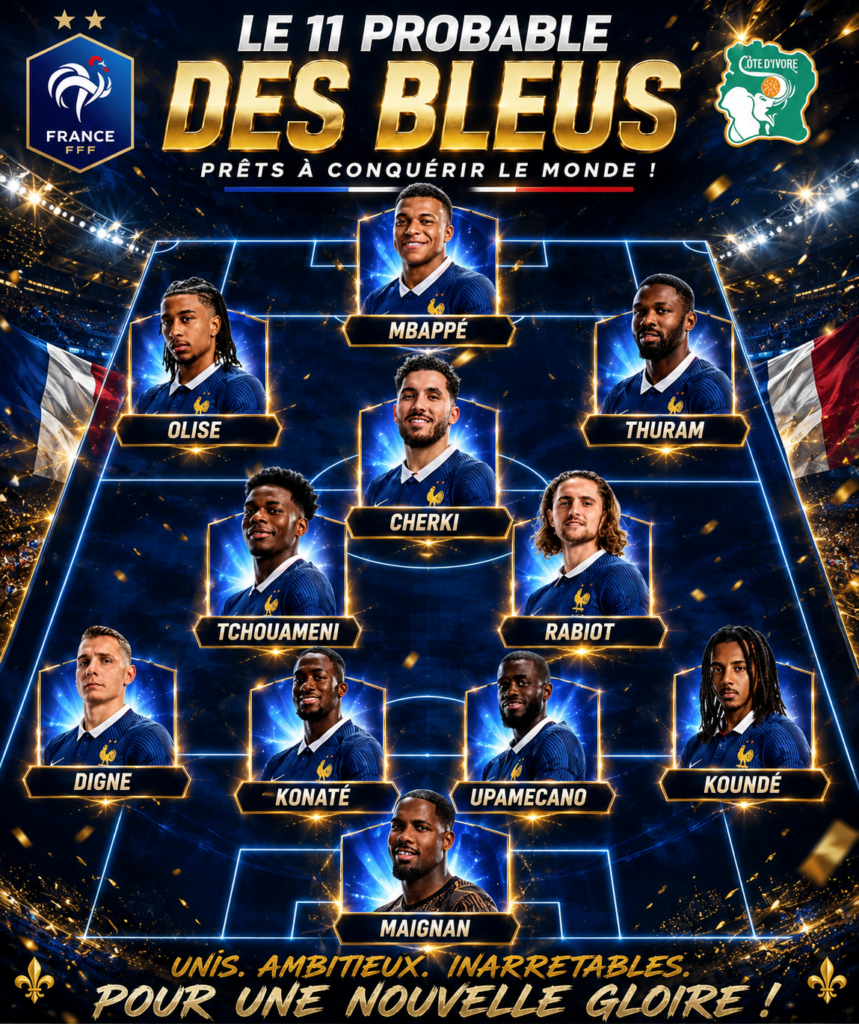 🚨🔥 LA FRANCE DÉVOILE SON ÉQUIPE DE RÊVE POUR LA COUPE DU MONDE 2026 : MBAPPÉ À LA TÊTE D’UNE ARMADA GALACTIQUE PRÊTE À CONQUÉRIR LA PLANÈTE ! 🇫🇷🏆⚔️🌍💥