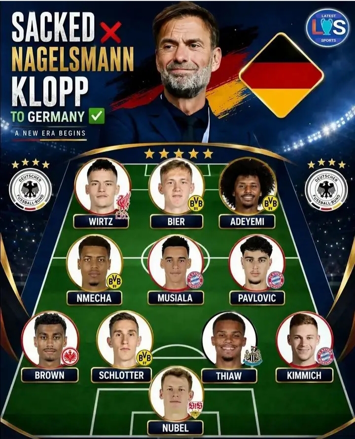🚨💣 KLOPPS ULTIMATIVE TRAUMELF ENTHÜLLT! Die perfekte Star-Mannschaft des Meistertrainers sorgt für weltweites Beben – Diese spektakuläre Weltauswahl könnte jeden Gegner dominieren! 🔥🏆⚽