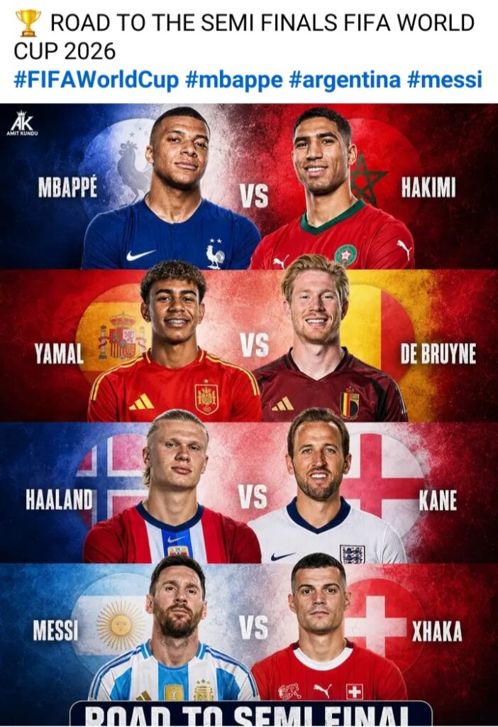🚨💣 WM-HALBFINAL-FIEBER! Der gnadenlose Weg ins Halbfinale der FIFA WM 2026 erschüttert die Fußballwelt – Mbappé, Messi und die letzten Giganten kämpfen in einem explosiven Showdown um ewigen Ruhm! 🏆⚽🔥🌍