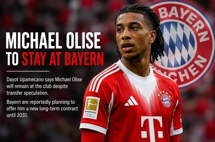 🚨💣 OLISE-ENTSCHEIDUNG SORGT FÜR BAYERN-BEBEN! Dayot Upamecano bricht sein Schweigen und sendet eine klare Botschaft – Michael Olise bekennt sich trotz Mega-Transfergerüchten zum FC Bayern und entfacht neue Titelhoffnungen! 🔴⚪🔥⚽