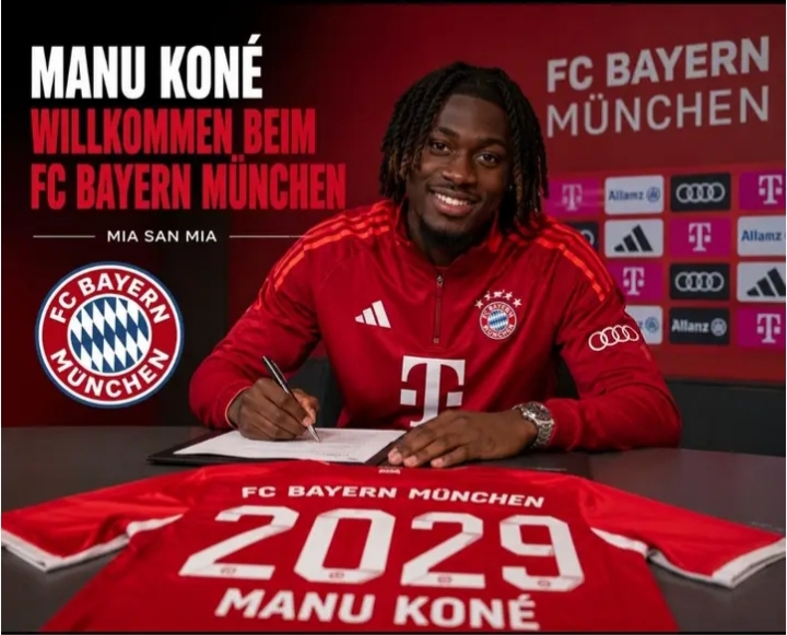 🚨💣 FIXER-DEAL PERFEKT! FC Bayern München landet den Mega-Coup: Manu Koné unterschreibt Dreijahresvertrag – Offizieller Transfer entfacht neue Titelträume an der Säbener Straße! 🔴⚪🔥